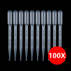 Plastic Pipettes Eye Dropper Disposable Graduated Transfer Liquid 3mL