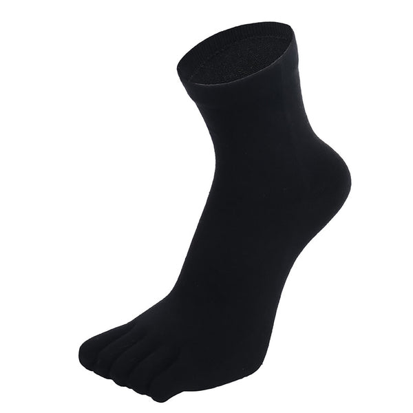 2Pairs Soft Sport Running Five Finger Toe Socks Elastic Short Solid Socks Men AU