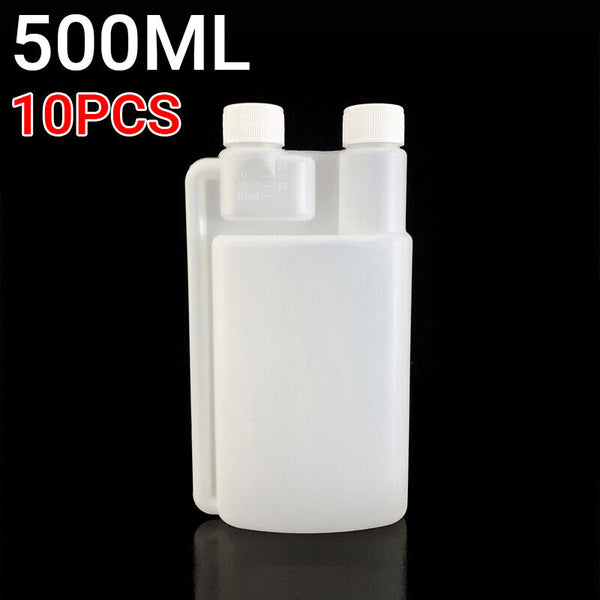 250-1000ml Plastic Twin Chamber Bottle Tamper Evident Cap Chemical Liquid Bottle