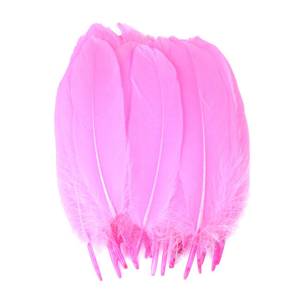 BULK 200pcs Goose feathers 6-12cm 11 Colour Choice Millinery DIY Wedding Craft