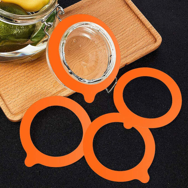 36 Pack Silicone Replacement Gasket Airtight Rubber Seals Ring for Jar