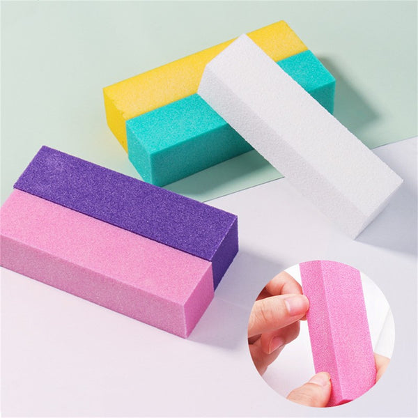 Nail File Buffer Block Sanding Sponge Acrylic Nail Art Buf