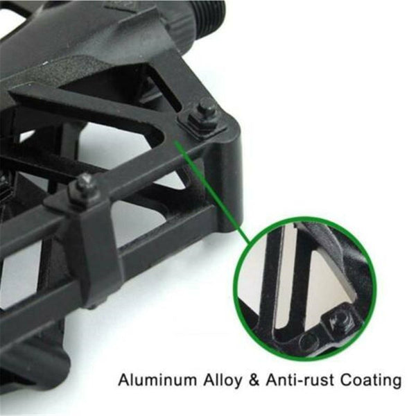 2Pairs Bike Pedals Alloy Mountain Road MTB Colored Bicycle Nonslip Cyc