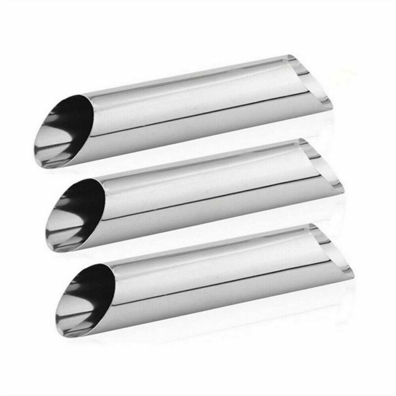 Stainless Steel Bread Baking Tubes Cannoli Form Cream Horn Mould Pastr