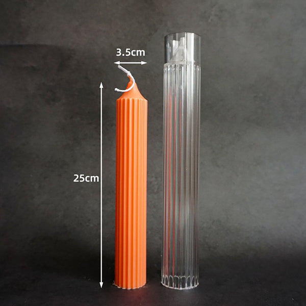 Plastic Candle Mold Long Pole Banquet Candlelight Dinner Church