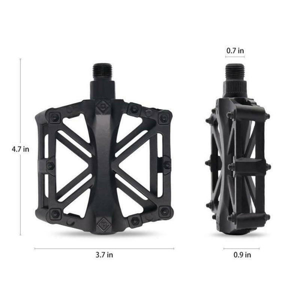 2Pairs Bike Pedals Alloy Mountain Road MTB Colored Bicycle Nonslip Cyc