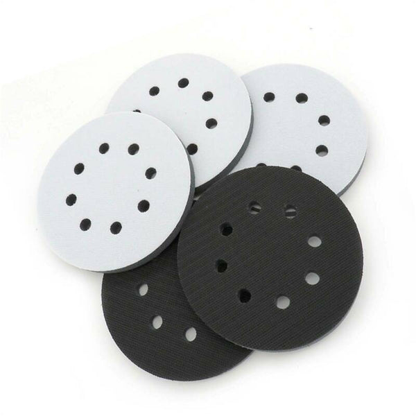 6X Soft Sponge Interface Pad Sanding Pads and Hook 5 Inch(125MM) Foam S