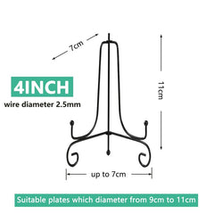 10X 4-12" Iron Easel Plate Bowl Photo Frame Book Holder Classic Displa