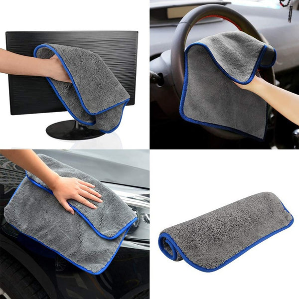 Microfiber Cleaning Cloth Grey,High Performance,Ultra Absorbent Microf