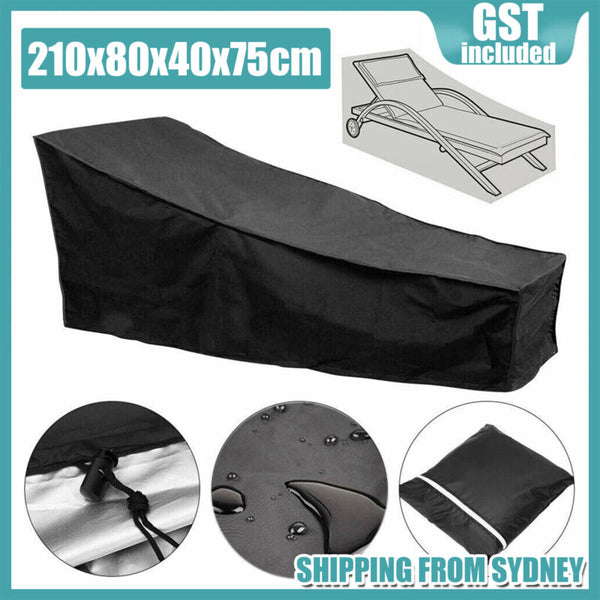 Sun Lounge Covers Outdoor Furniture Cover Heavy Duty Waterproof Bed Co