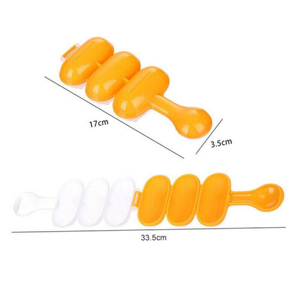 2PCS Baby Rice Ball Mold Shaker Food Decoration Kid Lunch Sushi Maker