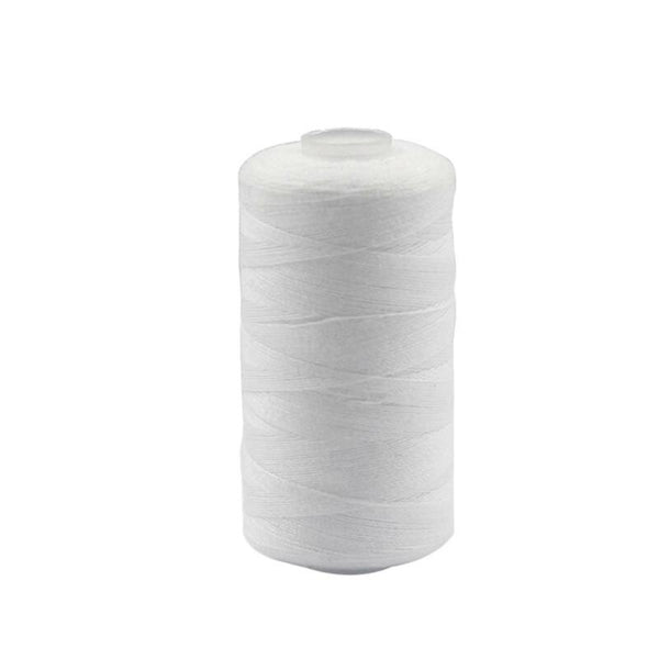 Sewing Thread 4 Spools x 500m Black White Quilting Polyester Embroider
