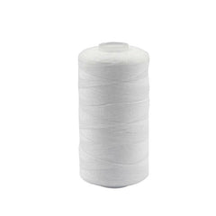 Sewing Thread 4 Spools x 500m Black White Quilting Polyester Embroider