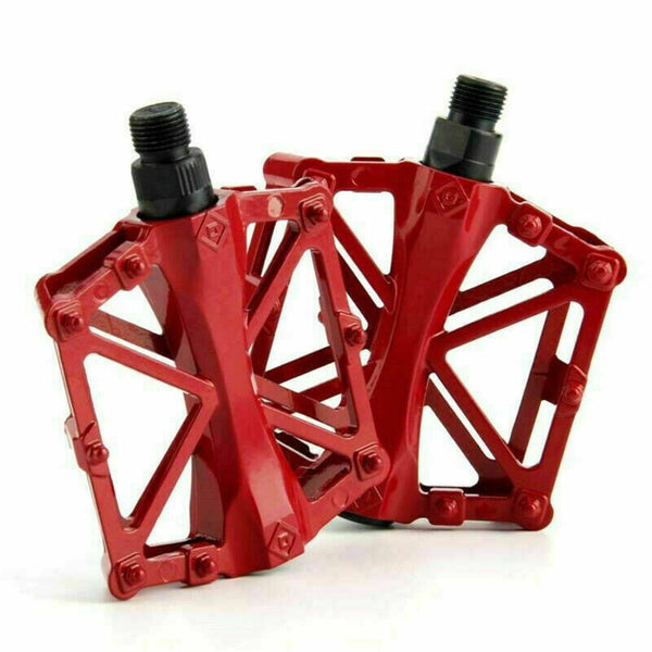 2Pairs Bike Pedals Alloy Mountain Road MTB Colored Bicycle Nonslip Cyc