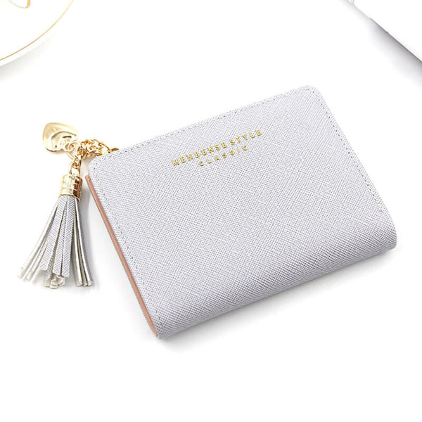 Wallet Multi Purpose Zipper Folded Purses Coins Pouches Multi-card Pos
