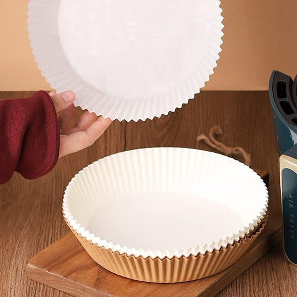 200PCS Air Fryer Disposable Paper Liner Non-Stick Pan Parchment Baking