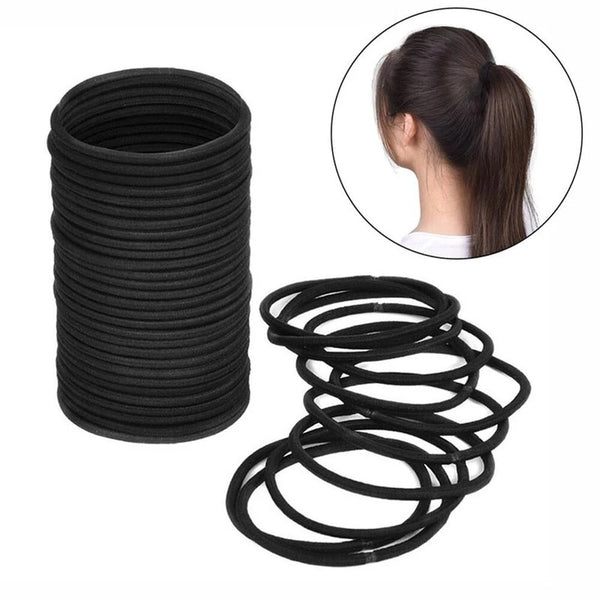 200PCS HairBands Ties Hair Elastic Scrunchies Women Girls Accessories