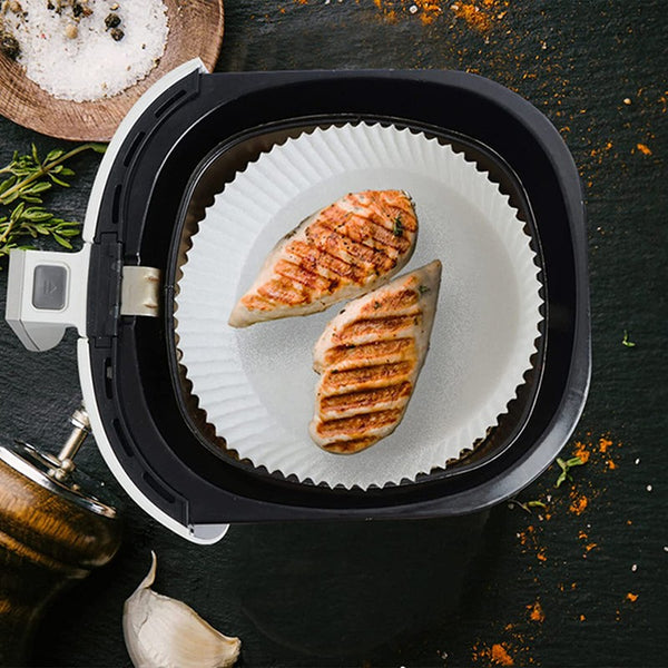 200PCS Air Fryer Disposable Paper Liner Non-Stick Pan Parchment Baking