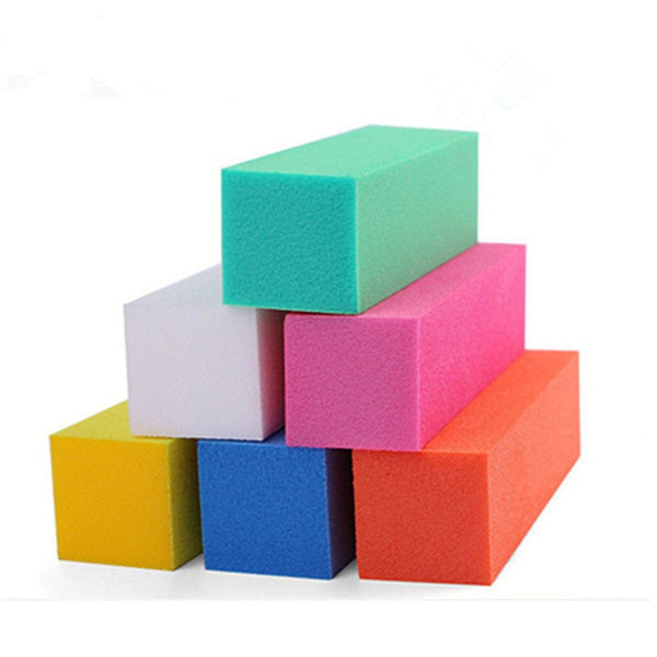 Nail File Buffer Block Sanding Sponge Acrylic Nail Art Buf