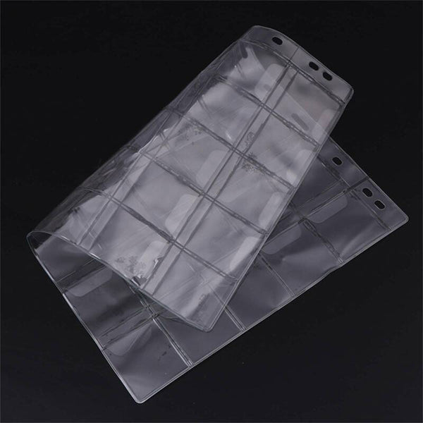 20x 30 Pockets Coin Holder Folder Pages Sheets For Collection Album St