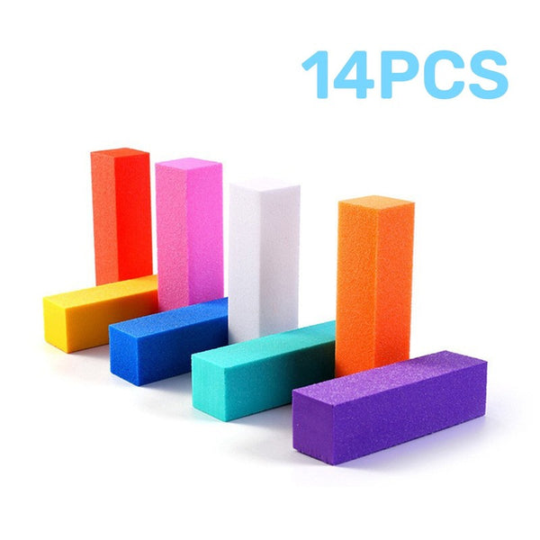 Nail File Buffer Block Sanding Sponge Acrylic Nail Art Buf