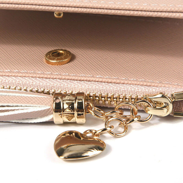 Wallet Multi Purpose Zipper Folded Purses Coins Pouches Multi-card Pos