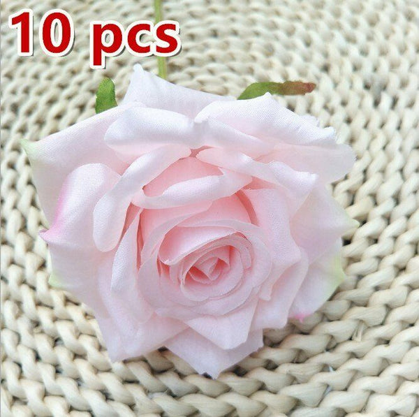 10pcs Simulation Artificial Rose Flower Silk Bouquet Wedding Party Hom