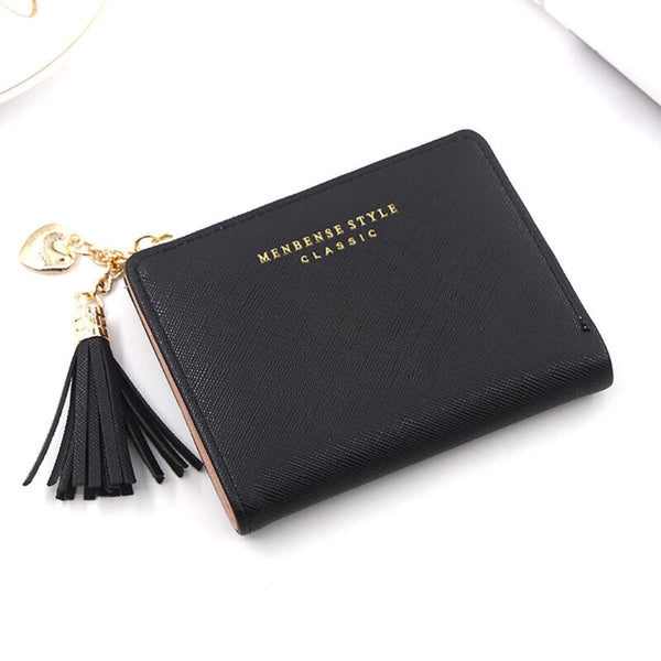 Wallet Multi Purpose Zipper Folded Purses Coins Pouches Multi-card Pos