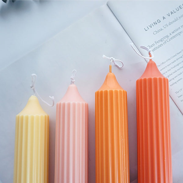 Plastic Candle Mold Long Pole Banquet Candlelight Dinner Church