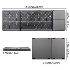 Ultra Slim Bluetooth Wireless Keyboard for Apple iPad iPhone Android W