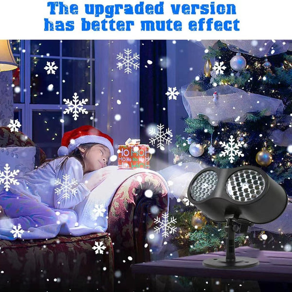 Party Dual Head Christmas Moving Christmas Patterns Laser Lamp Project