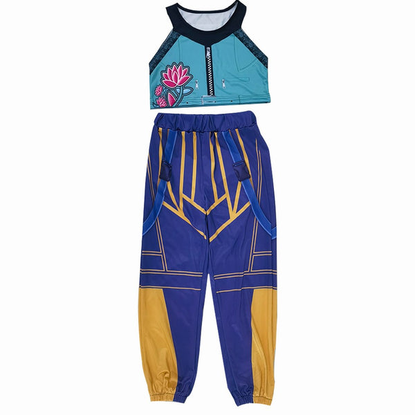 Kids Girls K-Pop Demon Hunters Rumi Mira Zoey Costume Cosplay Dress Bo