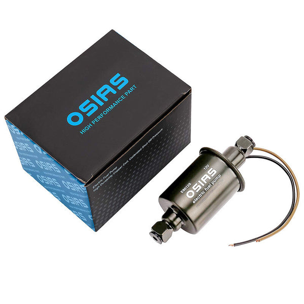 12V Universal Fuel Pump 5-9 PSI Inline Low Pressure 30 GPH Electric Ga