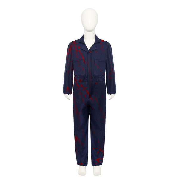 Michael Myers Cosplay Halloween Coveralls Horror Adults Mask Jumpsuit