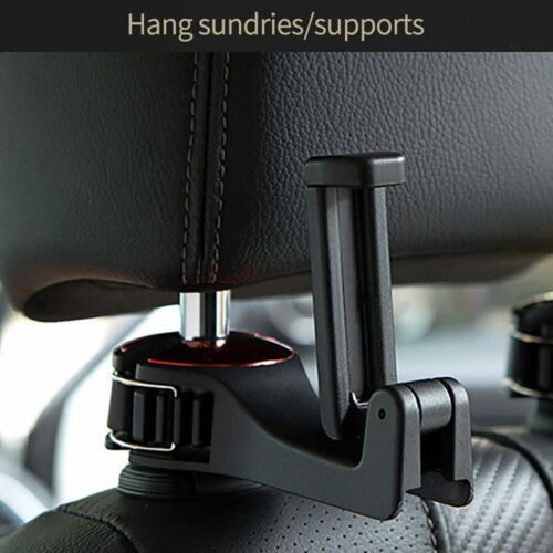 10PCS Car Headrest Hook Mobile Phone Holder 2 In 1 Seat Back Hanger St