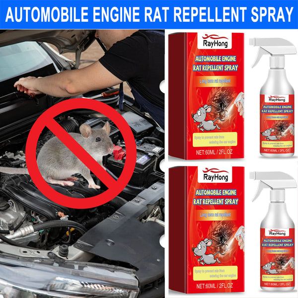 3PCS Automobile Engine Rat Repellent Spray 60ML Mouse Car Natural Prot