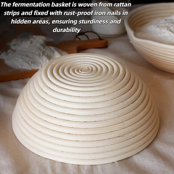 Proofing Provin Bread Dough Baking Rattan Round Oval Basket Brotform B