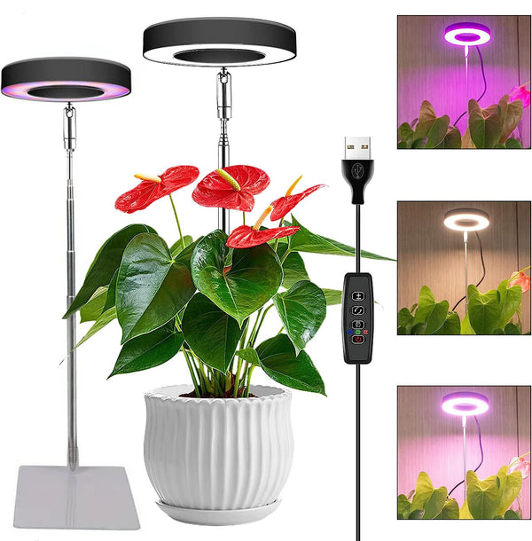 Full Spectrum Plant 48 LED UV Grow Light Veg Lamp For Indoor Hydroponi