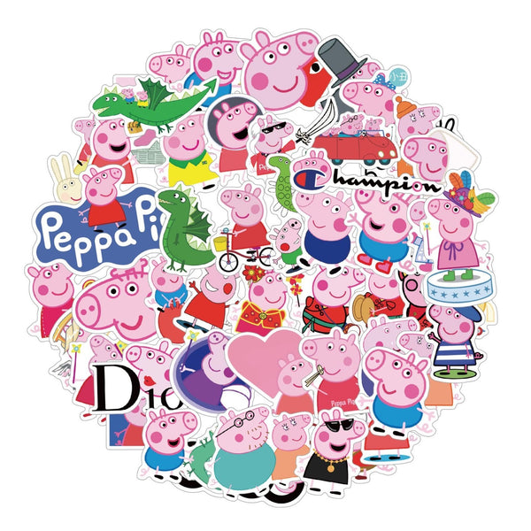 Peppa Pig Tableware Party Supplies Kids Birthday Decoration