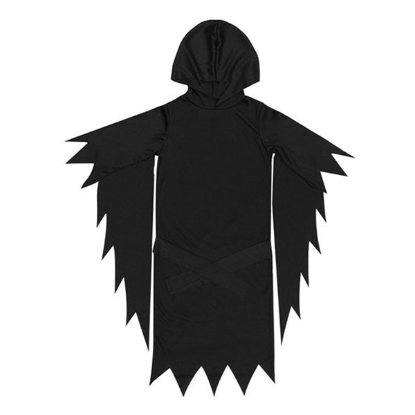 Ghost Face Scream Costume Set – Adult & Kids Halloween Cosplay Outfit with Mask