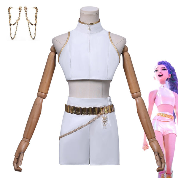 K-Pop Demon Hunters Stage Costume Wig Mira Rumi Zoey Cosplay Group Ido