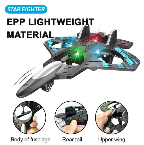 RC Quadcopter Remote Control Plane Stunt Fighter Airplane Toy