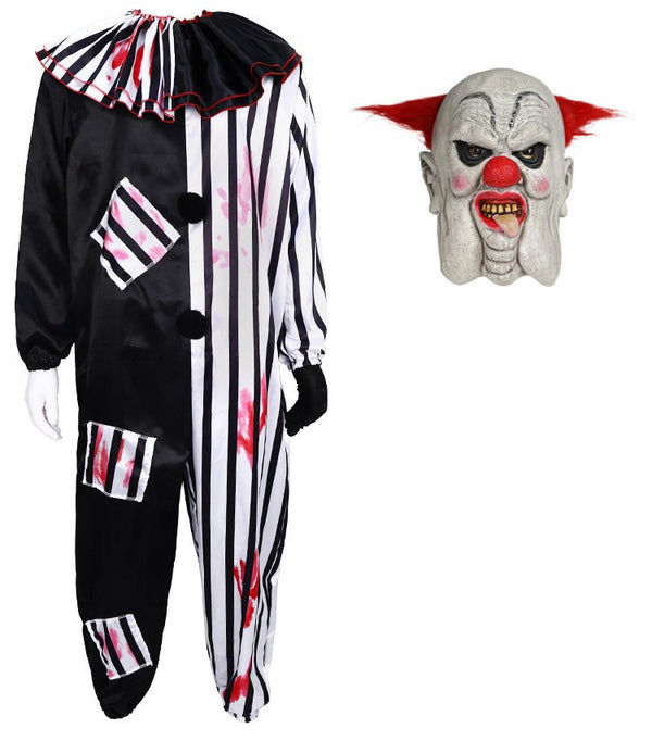2 Art the Clown Cosplay Halloween Jumpsuit Dress Bloody Terrifier Joke