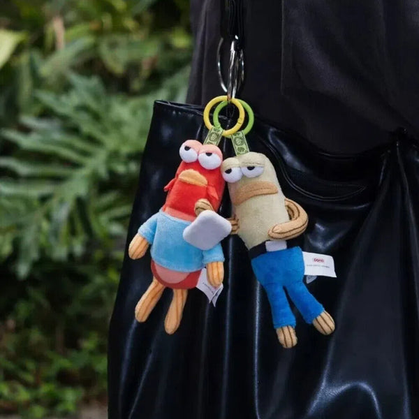 New POP MART Bikini Bottom Buddies Series Blind Box Plush Toy Pendant