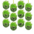 12PCS Grinch Christmas Baubles Christmas Tree Ornament Xmas Elf Ball D