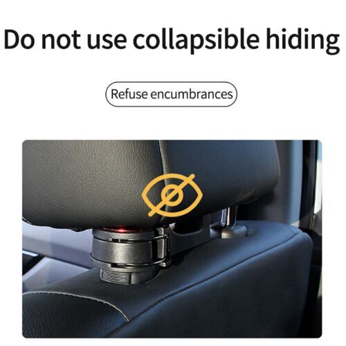 10PCS Car Headrest Hook Mobile Phone Holder 2 In 1 Seat Back Hanger St
