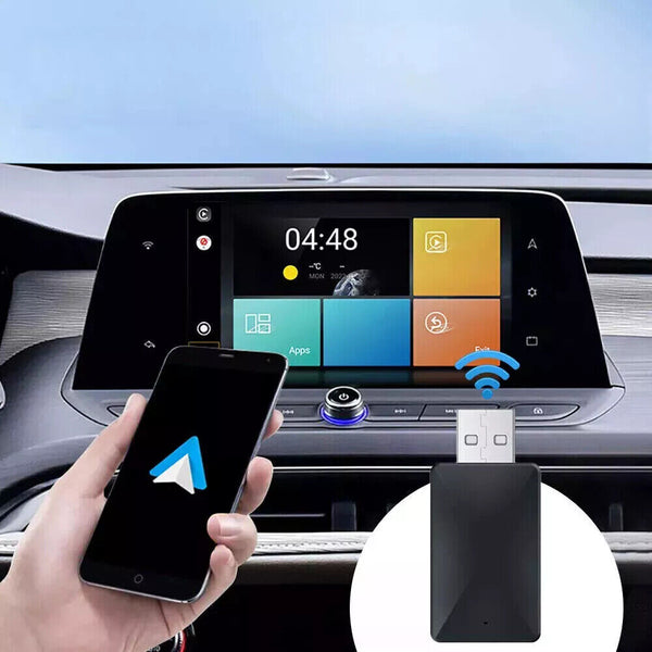Wired to Wireless CarPlay Adapter Android Auto Wireless Adapter with USB Dongle