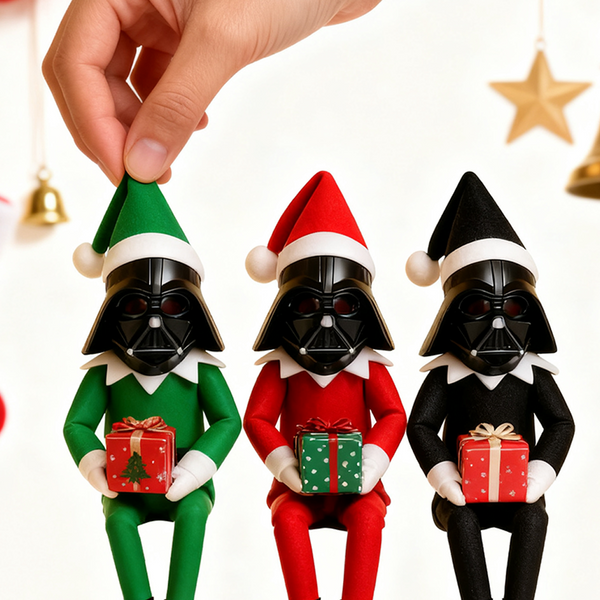 Ornament Christmas Elf Doll Decor Stormtrooper On A Stoop Star Wars Fi