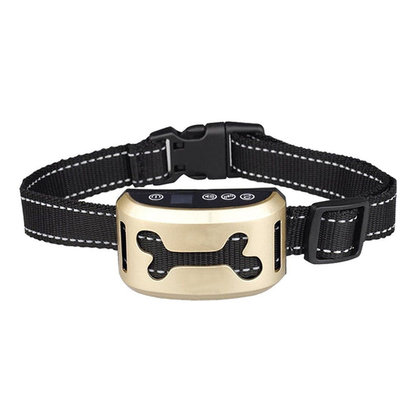 Dog barking Pet Rechargeabl barking collar vibrate barkcollar Auto Ant