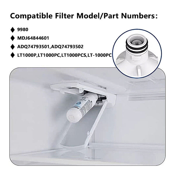 For LG-LT1000P ADQ747935 Refrigerator Fridge Water Filter Repl